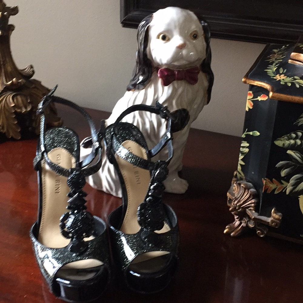 Gianni Bini jeweled heels.  Size 6.5